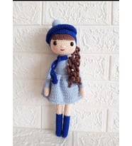 Amigurumi organik oyuncak bebek