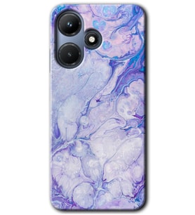 İnfinix Hot 30i Kılıf HD Desen Baskılı Kılıf - Spots Lilac