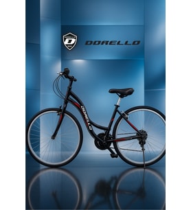 Dorello Bisiklet 28 Jant Alanya Model Siyah Bisiklet