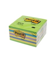 Post-it Yapışkanlı Not Kağıdı Küp Gökkuşağı 450 Yaprak 76x76 Yeşil Tonları