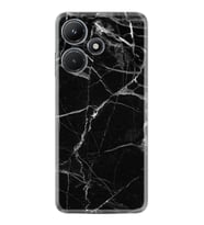 Infınıx Hot 30i Kılıf Resimli Desenli Baskılı Silikon Fragile Black Mermer 1378