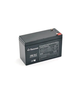 TESCOM Combatt CBL12-7 12V 7Ah Bakımsız Kuru Akü. UPS için Uygundur. (100012589)(1923)