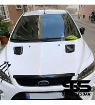 Ford Focus 2- 2.5-3 Uyumlu Piano Black Kaput Üstü Havalandırma Izgarası