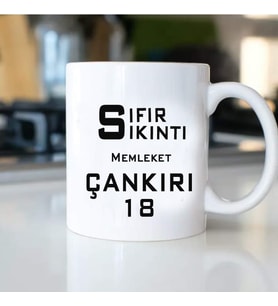 SIFIR SIKINTI MEMLEKET ÇANKIRI KUPA BARDAK