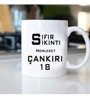 SIFIR SIKINTI MEMLEKET ÇANKIRI KUPA BARDAK
