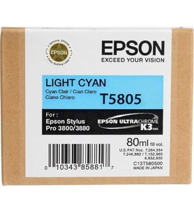 Tonersepeti Epson T5805 C13T580500 Orjinal Açık Mavi Kartuş