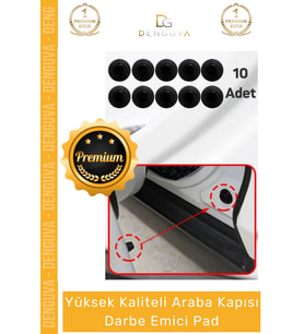 #KoruyucuPad Araba Kapı Bagaj Kenar Koruyucu Ses Kesici Silikon Oto Aksesuar Darbe Emici Pad Seti