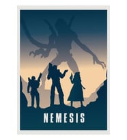 Nemesis Masa Oyunu - Minimalist Seyahat Poster Tarzı - Oyun Sanatı Tablo Ahşap Poster Dekoratif