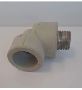 PPRC ERKEK DİRSEK Ø25x1/2" ( FIRAT ) GRİ