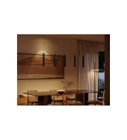 Mylights sıralı masaüstü beşli 5 li sartkıt 120cm metal gövde tasarruflu led ampul ile spot sarkıt
