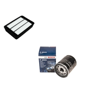 Bosch Filtre Bakım Seti Mitsubishi Lancer 1.8 Benzin 2008-2012 Hava + Yağ filtre