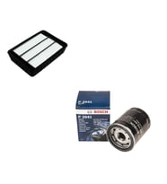 Bosch Filtre Bakım Seti Mitsubishi Lancer 1.8 Benzin 2008-2012 Hava + Yağ filtre