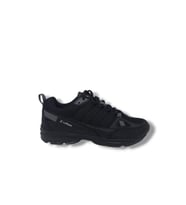 Lutton 215 Unisex Siyah Bağcıklı File Yürüyüş Koşu Büyük Numara Spor Ayakkabı 45 46 47 48