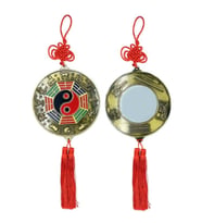 Çin Feng Shui Bagua Bakır Ayna 40 cm Yuvarlak (Karışık)