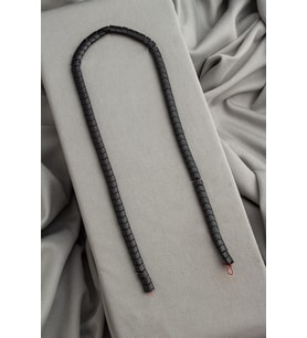 Hematit Doğal Taş Mat Siyah Yassı Balık Kesim 6x4mm Dizi