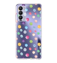 PrintiFy Tecno Camon 18P ile Uyumlu Water Color 6  Kamera Korumalı Şeffaf  Kılıf