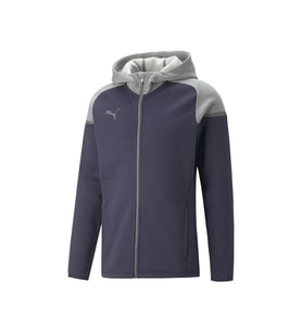 Puma Teamcup Casuals Hooded Jkt Erkek Futbol Ceketi 65798706 Lacivert