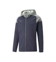 Puma Teamcup Casuals Hooded Jkt Erkek Futbol Ceketi 65798706 Lacivert