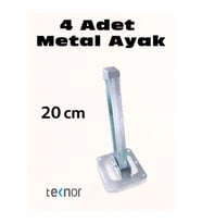 4lü Katlanır Metal Yer Sofrası Ayağı Yer Masası Ayağı 20 cm
