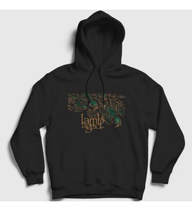 Presmono Unisex Siyah Wake Lamb Of God Kapüşonlu Sweatshirt 94802tt