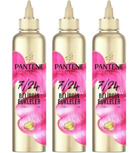 Pantene 7/24 Saç Bakım Kremi Anında Bukle Şekillendirici 300 Ml 3Lü Paket