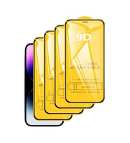 Apple Uyumlu   iPhone 14 Pro Max Ekran Koruyucu 9D Kırılmaz Cam Extra Darbe Emici Etkin Koruma - Tam Kaplar
