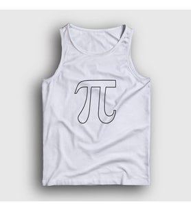 Presmono Unisex Beyaz Pi Sayısı Math Matematik Atlet 422112tt (Beyaz)