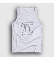 Presmono Unisex Beyaz Pi Sayısı Math Matematik Atlet 422112tt (Beyaz)