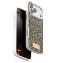 Iphone 17 Bright Simli Kapak - Çöl Titanyum