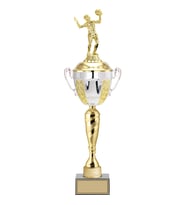 ODAK KUPA - Figürlü Kupalar - Voleybol Kadın Figürlü Kupalar FG-088 C - 55 cm