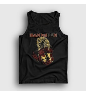 Presmono Unisex Siyah Hero Iron Maiden Atlet 86128tt