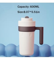 Vagonlife VGN2009 600ml Led Sıcaklık Göstergeli Beyaz Çelik Termos