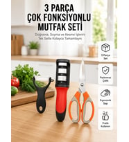 Çok Fonksiyonlu Mutfak Makas Seti –Pratik Mutfak Yardımcısı Yeni Nesil