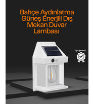 1800 Mah Pilli Solar Duvar Aydınlatma - Lisinya