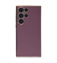 Samsung Galaxy S23 Ultra Kılıf Volet Silikon - Mor