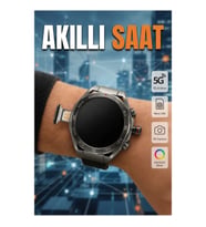 5G Android Kameralı Akıllı Saat – AMOLED Ekran, Nano SIM, Wi-Fi ve GPS