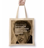 Nazım Hikmet Söz 013 Bez Çanta Uzun Saplı