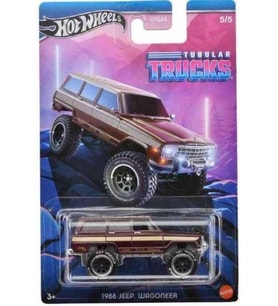 Hot Wheels Tubular Trucks 1988 Jeep Wagoneer HRR99 (Renksiz)