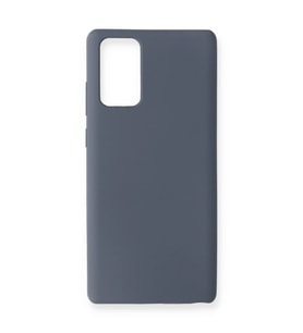 Samsung Galaxy Note 20 Kılıf Nano İçi Kadife Silikon - Gri
