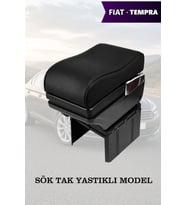 fiat tempra kol dayama Siyah Yastıklı Lüks geniş model Deri