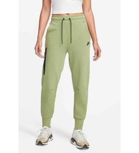 Nike Tech Fleece Loose Fit Sweat Trousers Gray Bol Kesim Kadın Eşofman Altı Yeşil