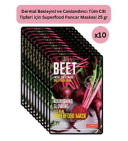 Dermal Besleyici ve Canlandırıcı Pancar Maskesi 25 gr 10 Adet