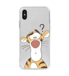 Iphone X ve XS Uyumlu Tigger Tasarımlı Şeffaf Telefon Kılıfı