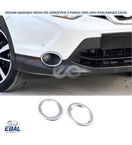 Nissan Qashqai Krom Sis Çerçevesi 2010-2014 Arası Paslanmaz Çelik