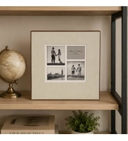 Premium Kutulu Yapıştırmalı Fotoğraf Albümü 40 Sayfa (20 Yaprak) Krem Vintage