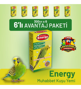 Energy Muhabbet Kuşu Yemi - 6 Adet