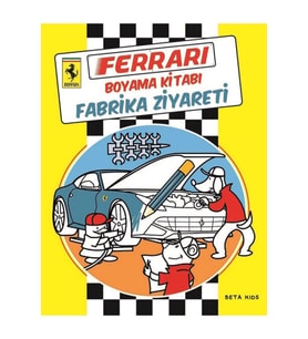 Ferrari Boyama Kitabı Fabrika Ziyareti