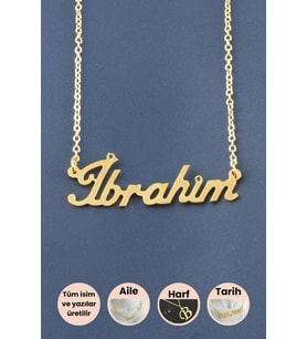 İbrahim İsimli Kolye