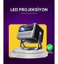 Smart Projector Android Tv Ev Sinema Projeksiyonu