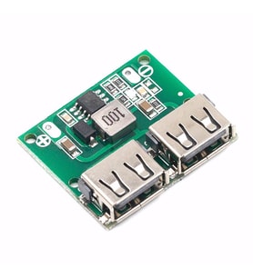 6-24V To 5V 3A Dual Usb Çıkış Voltaj Düşürücü Hw-681 2Xusb Çıkış